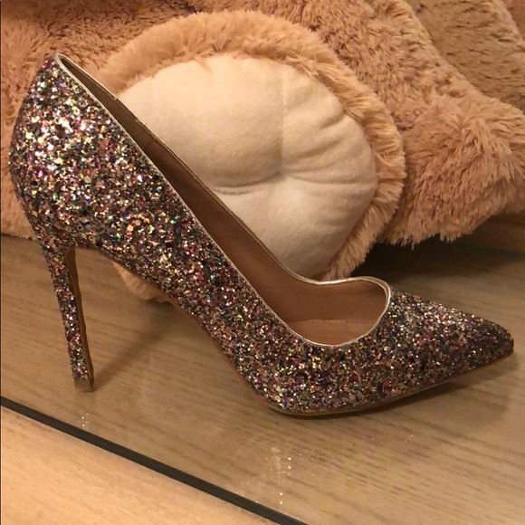 Charlotte Russe Shoes - Sparkle multi colored heels/ BRAND NEW/never worn!